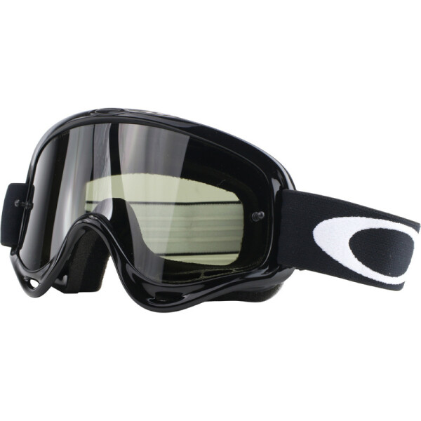 OAKLEY XS O Frame MX Sand Goggle Jet Black Dark Grey + Clear Lens