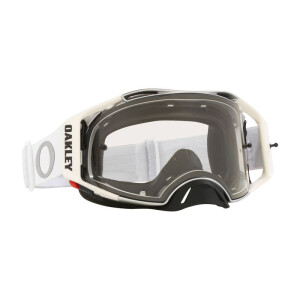 OAKLEY Airbrake MX Goggle - Tuff Blocks White Klare Linse