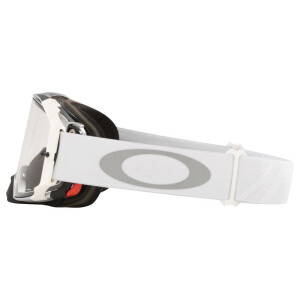 OAKLEY Airbrake MX Goggle - Tuff Blocks White Klare Linse