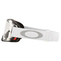 OAKLEY Airbrake MX Goggle - Tuff Blocks White Klare Linse