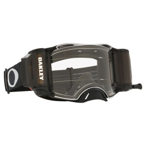 OAKLEY Airbrake MX Goggle - Tuff Blocks Black Gunmetal Race-Ready Roll-Off Clear Lens