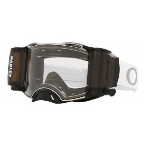 OAKLEY Airbrake MX Goggle - Tuff Blocks White Race-Ready Roll-Off Clare Linse