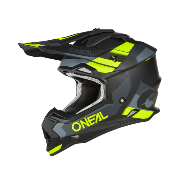 ONeal 2SRS Helmet SPYDE black/gray/neon yellow