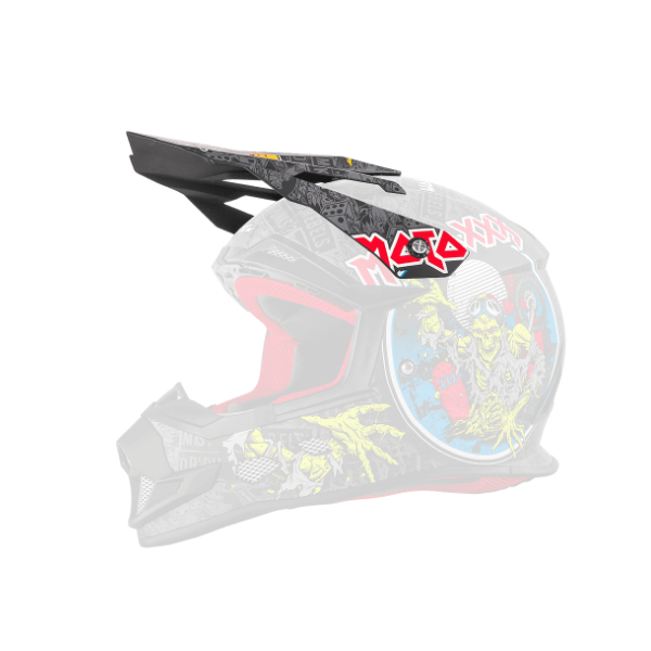 ONeal Spare Visor Moto XXX Helmet WORLD TOUR black/multi