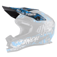 ONeal Spare Visor 7SRS Helmet Evo MENACE blue/white