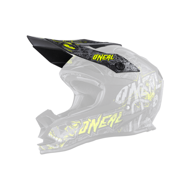 ONeal Spare Visor 7SRS Helmet Evo MENACE gray/neon yellow