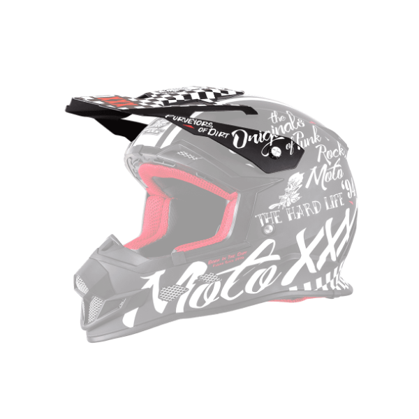 ONeal Spare Visor Moto XXX Helmet TORMENT black/white