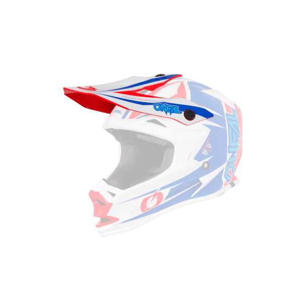 ONeal Spare Visor 7SRS Helmet STRAIN blue/red