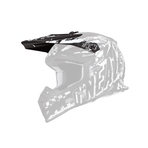 ONeal Spare Visor 5SRS Helmet RIDER black/white