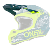 ONeal Visor 5SRS Polyacrylite Helmet HR blue/neon yellow One Size