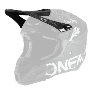 ONeal Visor 5SRS Polyacrylite Helmet HR black/white One Size