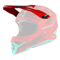 ONeal Spare Visor 3SRS Helmet RIFF 2.0 red/teal