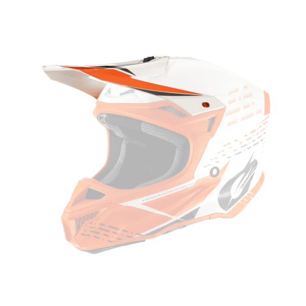 ONeal Spare Visor 5SRS Polyacrylite Helmet TRACE white/orange