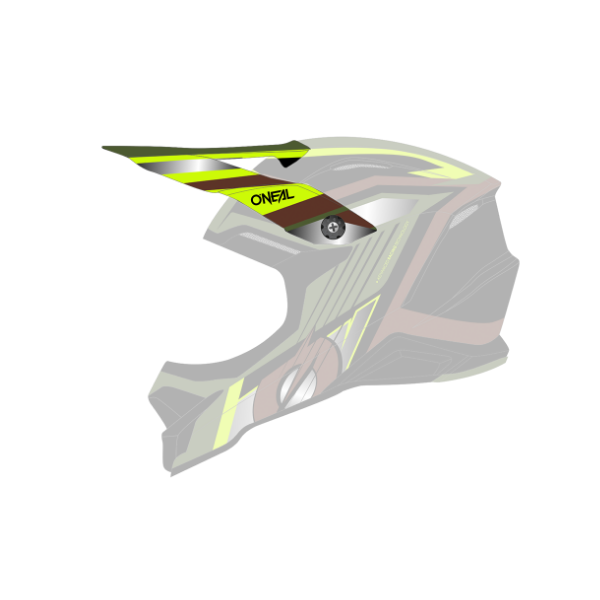 ONeal Visor 3SRS Helmet VISION black/olive/neon yellow One Size