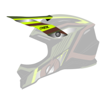 ONeal Visor 3SRS Helmet VISION black/olive/neon yellow One Size