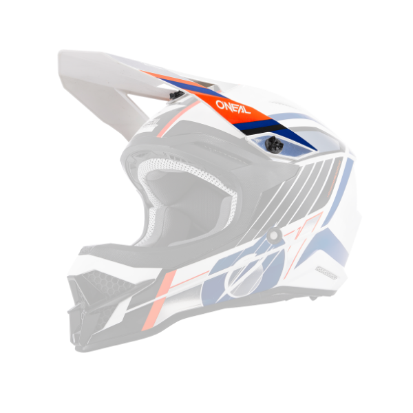 ONeal Visor 3SRS Helmet VISION white/black/orange One Size