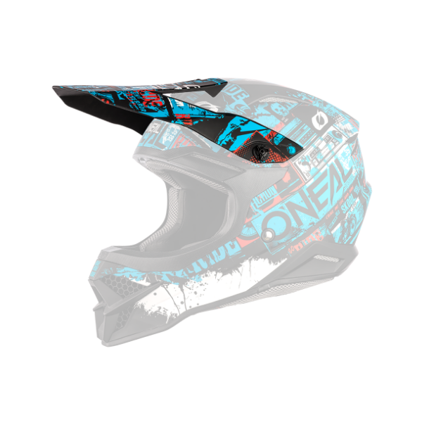 ONeal Visor 3SRS Helmet RIDE black/blue One Size