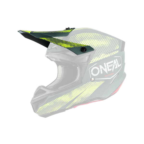 ONeal Visor 5SRS Polyacrylite Helmet COVERT charcoal/neon yellow One Size