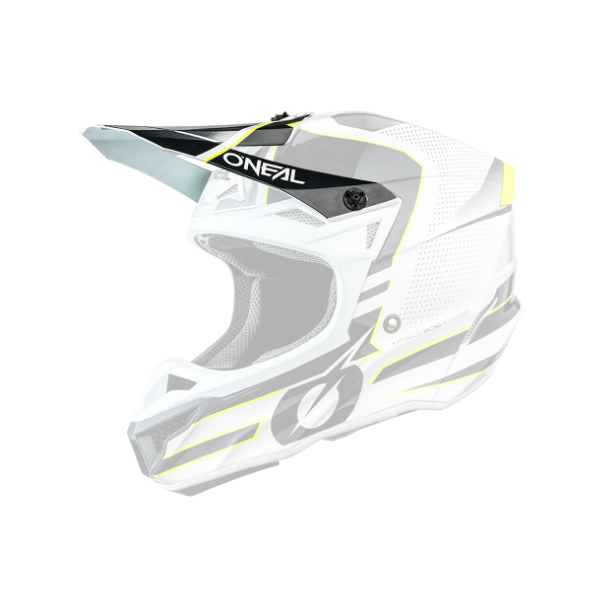 ONeal Visor 5SRS Polyacrylite Helmet SLEEK white/gray One Size
