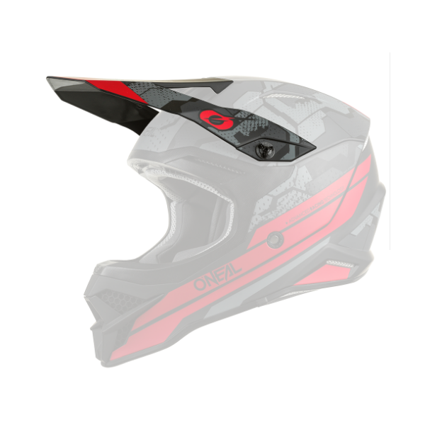 ONeal Visor 3SRS Helmet CAMO black/red One Size