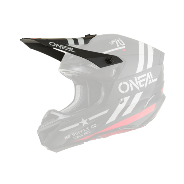 ONeal Visor 5SRS Polyacrylite Helmet SQUADRON black/gray One Size