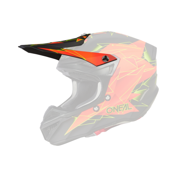 ONeal Visor 5SRS Polyacrylite Helmet SURGE black/red One SIze