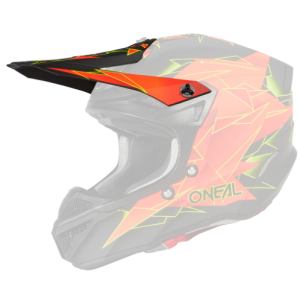 ONeal Visor 5SRS Polyacrylite Helmet SURGE black/red One...