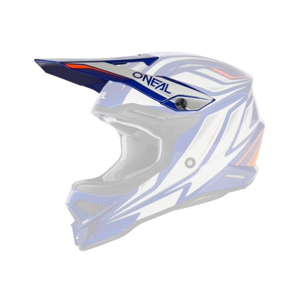 ONeal Visor 3SRS Helmet VERTICAL blue/white One Size