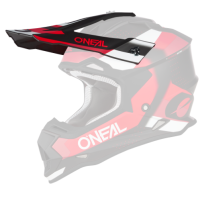ONeal Visor 2SRS Helmet SPYDE black/red/white One Size