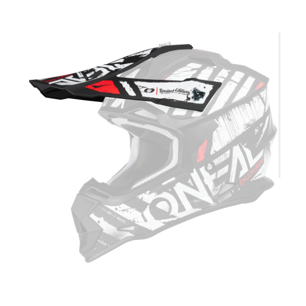 ONeal Visor 2SRS Helmet GLITCH black/white One Size