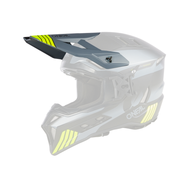 ONeal Visor EX-SRS Helmet HITCH black/gray/neon yellow One Size