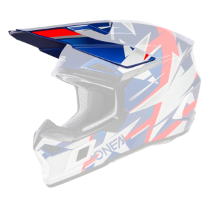 ONeal Visor 3SRS Helmet RIDE blue/white/red One Size