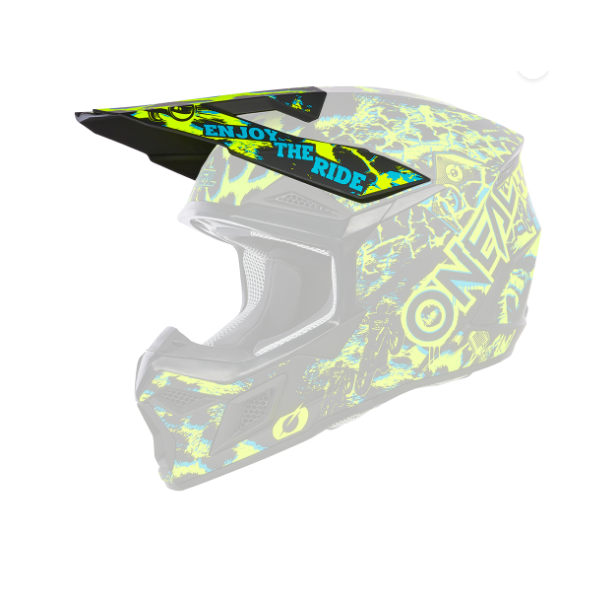 ONeal Visor 3SRS Helmet ASSAULT black/neon yellow One Size