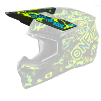 ONeal Visor 3SRS Helmet ASSAULT black/neon yellow One Size