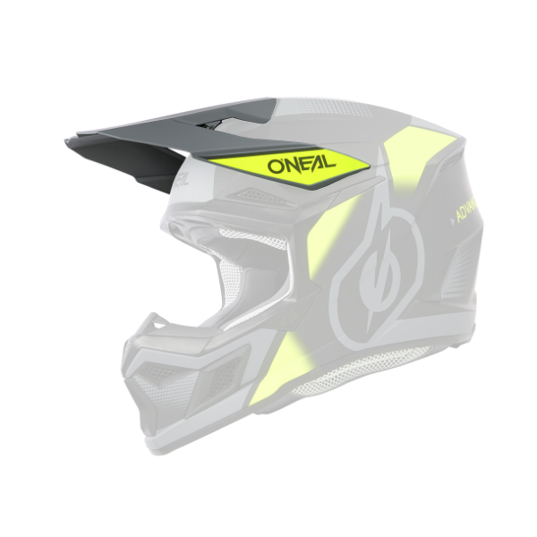 ONeal Visor 3SRS Helmet VISION black/neon yellow/gray One Size