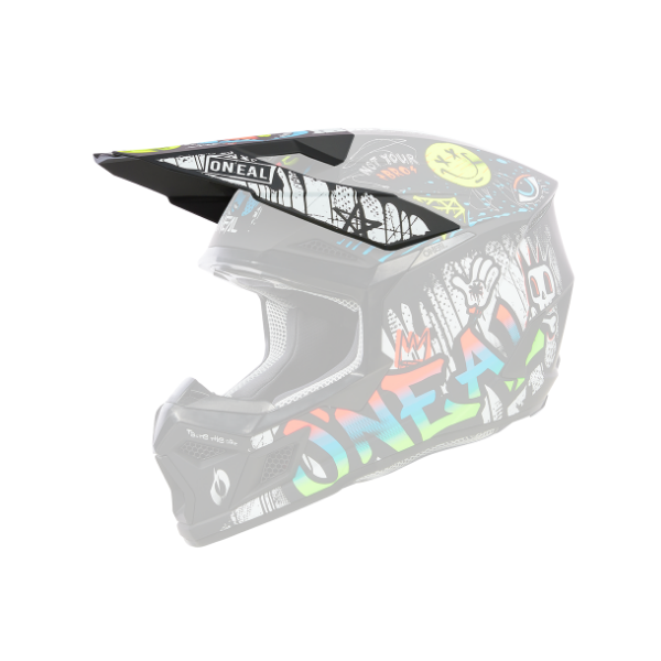 ONeal Visor 3SRS Youth Helmet RANCID black/white One Size