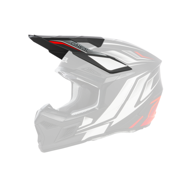 ONeal Visor 3SRS Youth Helmet VERTICAL black/white One Size