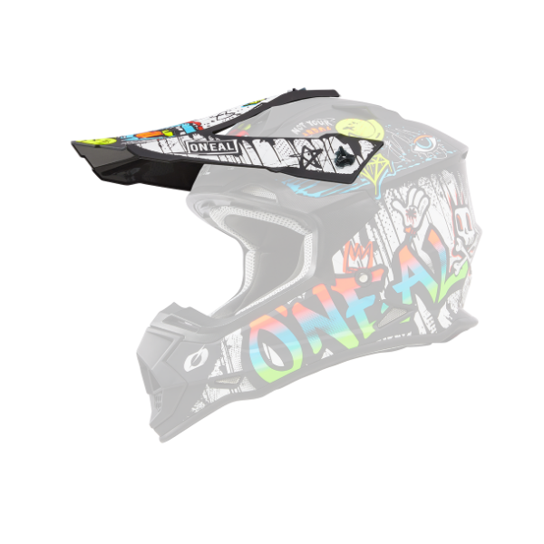 ONeal Visor 2SRS Helmet RANCID black/white One Size