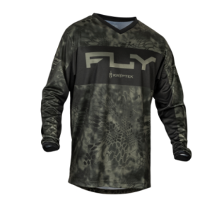 FLY RACING F-16 Kryptec Jersey - Moos Grey/Schwarz