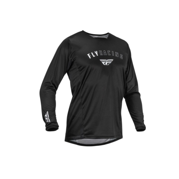 FLY RACING Patrol-Trikot - Schwarz/Weiß
