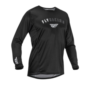 FLY RACING Patrol-Trikot - Schwarz/Weiß