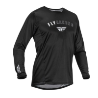 FLY RACING Patrol-Trikot - Schwarz/Weiß