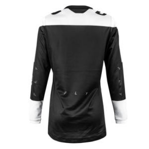 FLY RACING F-16 Damen-Jersey - Schwarz/Weiss