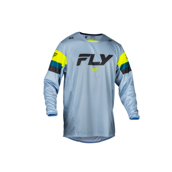 FLY RACING Kinetic Prix Jersey - Ice Grey/Anthrazit/Hi-Vis
