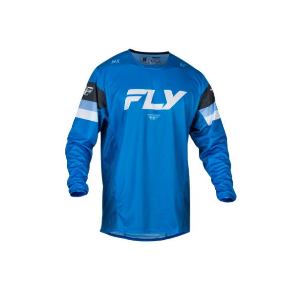 FLY RACING Kinetic Prix Jersey - Bright Blue/Anthrazit/Weiss