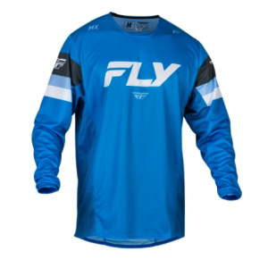 FLY RACING Kinetic Prix Jersey - Bright Blue/Anthrazit/Weiss