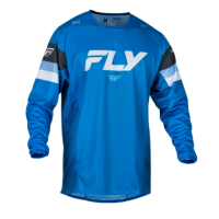 FLY RACING Kinetic Prix Jersey - Bright Blue/Anthrazit/Weiss