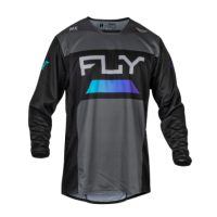 FLY RACING Kinetic Reload Jersey - Anthrazit/Schwarz/Blue Iridium