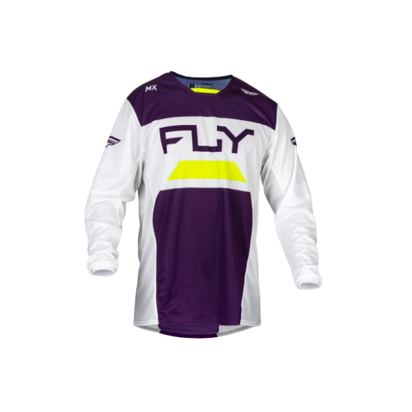 FLY RACING Kinetic Reload Jersey - DeepPurple/Weiss/Hi-Vis