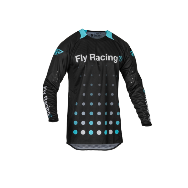 FLY RACING Evolution DST Strobe Jersey - Schwarz / Electric Blue